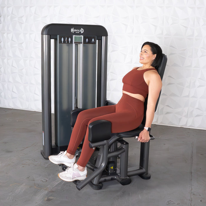 Muscle D Fitness Elite Plus Outer Thigh - Commercial Grade - Adjustable Seat - Pin Selectorized - Leg Workout