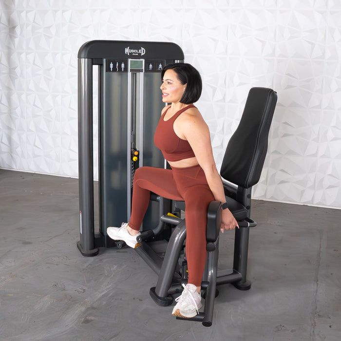 Muscle D Fitness Elite Plus Outer Thigh - Commercial Grade - Adjustable Seat - Pin Selectorized - Leg Workout