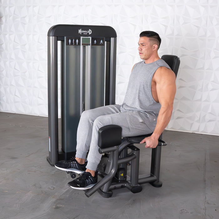 Muscle D Fitness Elite Plus Outer Thigh - Commercial Grade - Adjustable Seat - Pin Selectorized - Leg Workout