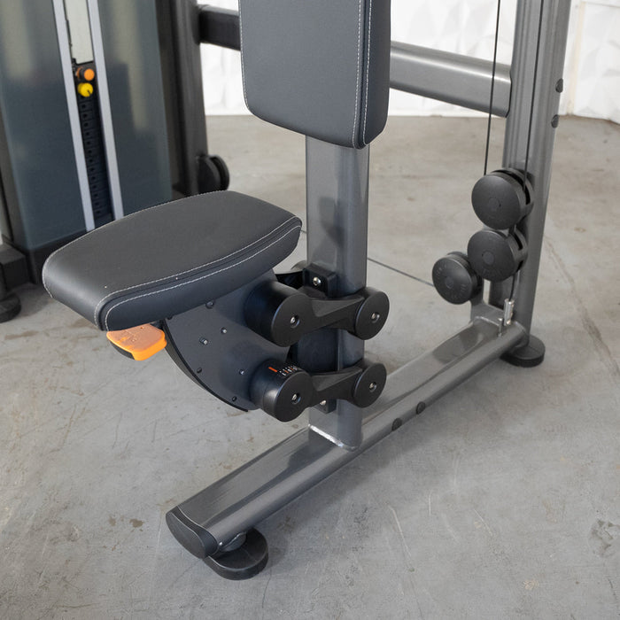 Muscle D Fitness Elite Plus Pec / Rear Delt - Commercial Grade - Adjustable Seat - Pin Selectorized - Combo Machine