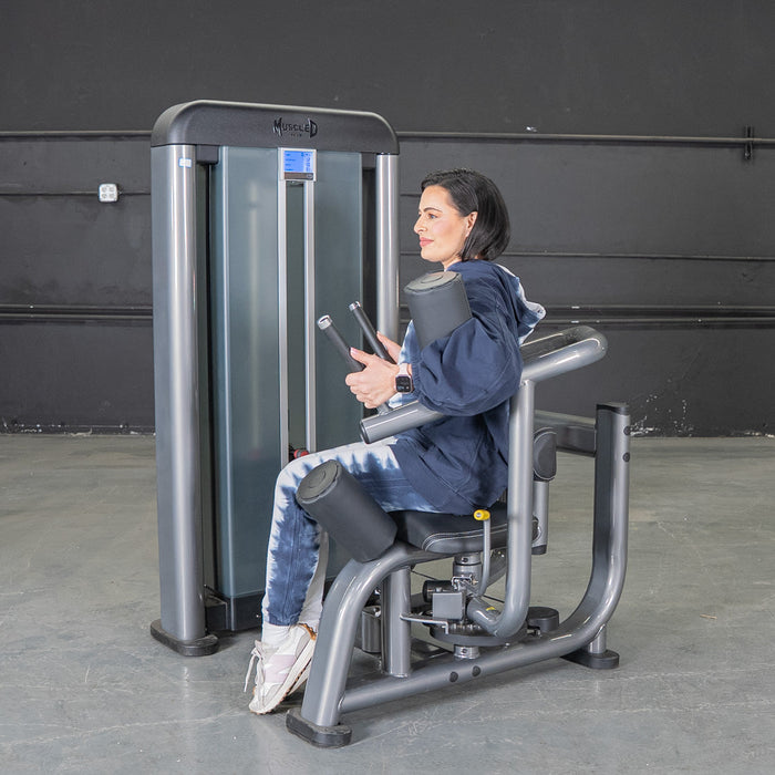 Muscle D Fitness Elite Plus Rotary Torso - Commercial Grade - Adjustable Seat - Pin Selectorized - Obliques Workout