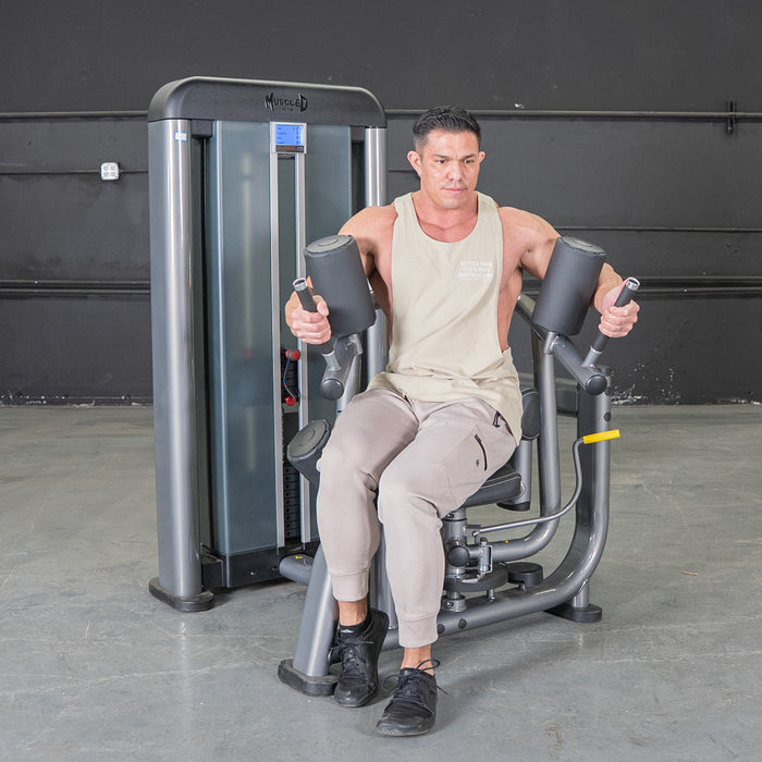 Muscle D Fitness Elite Plus Rotary Torso - Commercial Grade - Adjustable Seat - Pin Selectorized - Obliques Workout