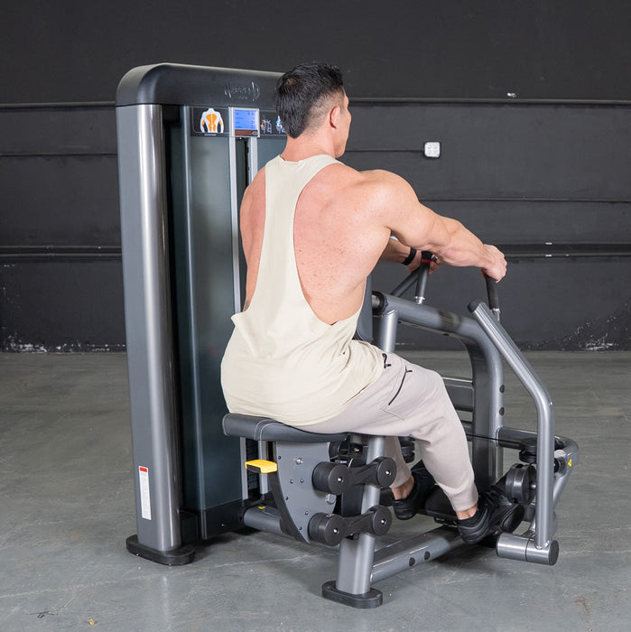 Muscle D Fitness Muscle D Fitness Elite Plus Seated Row - Commercial Grade - Adjustable Seat - P... — grip and contact surface