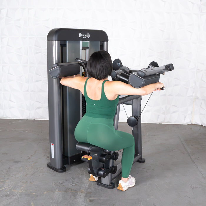 Muscle D Fitness Muscle D Fitness Elite Plus Side Lateral - Commercial Grade - Adjustable Seat - Pin Selecto... — side profile