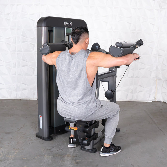 Muscle D Fitness Muscle D Fitness Elite Plus Side Lateral - Commercial Grade - Adjustable Seat - Pin Selectori... — front view