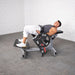 Muscle D Fitness Excel Base Plate Loaded Hip Thruster - Muscle D Fitness -  Leverage Glute Drive — close-up detail