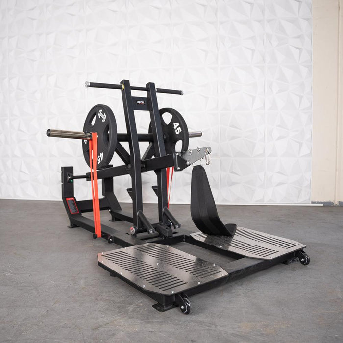 Muscle D Fitness Excel Glute Line Belt Squat - Muscle D Fitness - Plate Loaded Belt Squat - Non Slip Deck — side profile