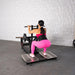 Muscle D Fitness Excel Glute Line Belt Squat - Muscle D Fitness - Plate Loaded Belt Squat - Non Slip Deck — full setup angle