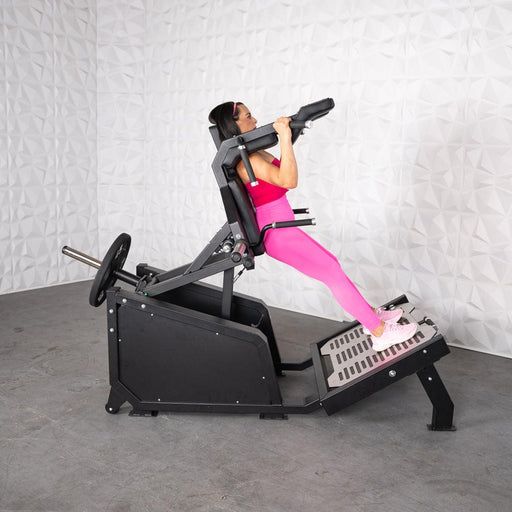 Muscle D Fitness Excel Glute Line Hack Squat / Front Squat - Muscle D Fitness - Plate Load Squat Mac... — weight load capacity