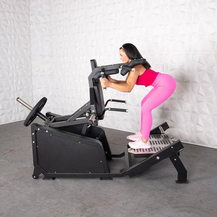 Muscle D Fitness Excel Glute Line Hack Squat / Front Squat - Muscle D Fitness - Plate Load Squat Machi... — additional view 15