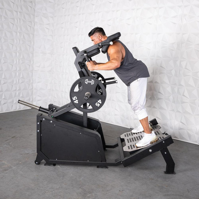 Muscle D Fitness Excel Glute Line Hack Squat / Front Squat - Muscle D Fitness - Plate Load Squat Mac... — adjustment mechanism