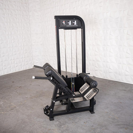 Muscle D Fitness Excel Loaded Back Extension - Selectorized 45 Degree Hyper Extension - Band Compatable — front view
