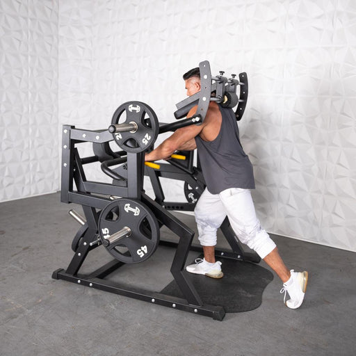 Muscle D Fitness Excel Power Hack Squat - Muscle D Fitness - Plate Load Heavy Squat Machine - Weight... — weight load capacity
