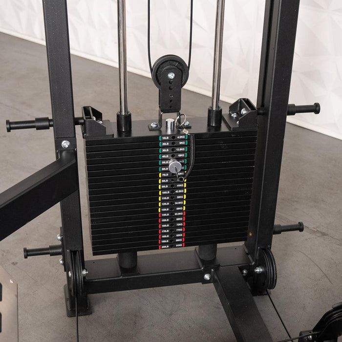 Muscle D Fitness Excel Selectorized Hip Thrust Glute -Selectorized Glute Drive - Band Compatable — additional view 9