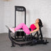 Muscle D Fitness Excel Selectorized Hip Thrust Glute -Selectorized Glute Drive - Band Compatable — full setup angle
