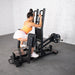 Muscle D Fitness Excel Standing Hip Abductor - Muscle D Fitness - Plate Load Glute - Band Compatible — side profile