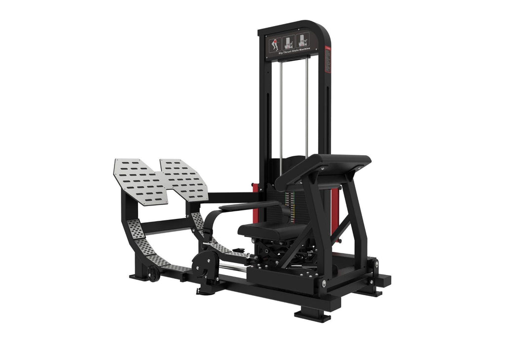 Muscle D Fitness Excel Selectorized Hip Thrust Glute -Selectorized Glute Drive - Band Compatable — close-up detail