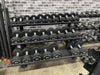 French Fitness FF-HDR 3 Tier Hex Dumbbell Rack (New) — in-use lifestyle shot