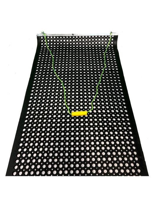 Trigon Sports Finisher Drag Mat - 6' x 6' — size comparison