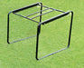 Trigon Sports 5 Man Lineman Chute, Black Powder Coat — detail close-up