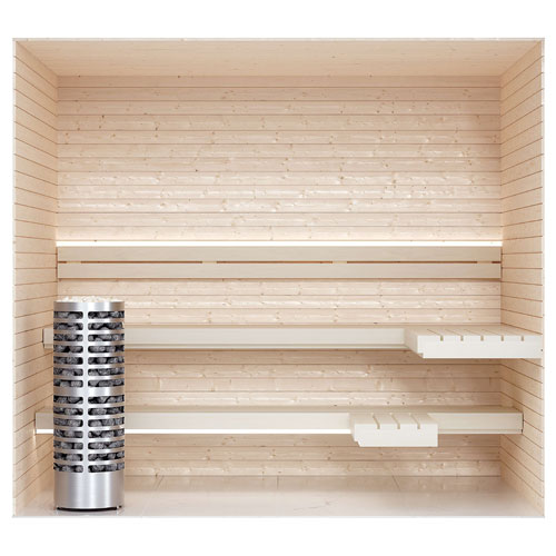 SaunaLife HST58 Luxury 5’ x 8’ Indoor Finnish Sauna Kit Precision - image 9