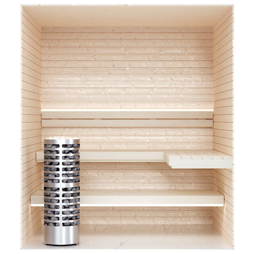 SaunaLife HST67 Luxury 6’ x 7’ Indoor Finnish Sauna Kit Precision - image 9
