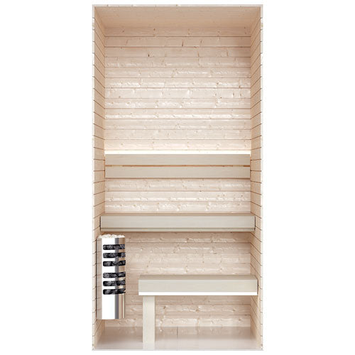 SaunaLife HST44 Luxury 4’ x 4’ Indoor Traditional Sauna Kit Precision - image 9