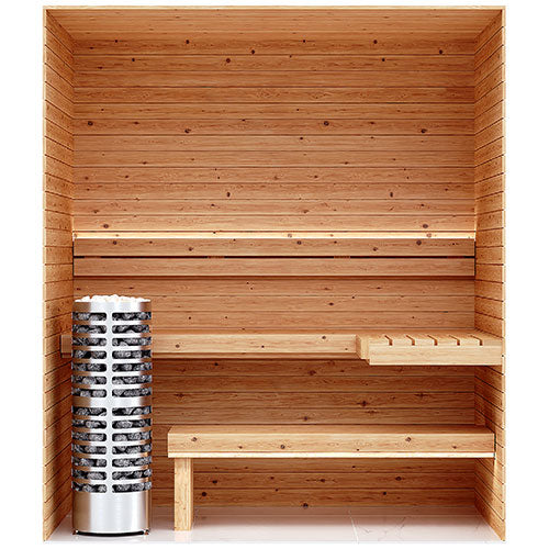 SaunaLife HST47 Luxury 4’ x 7’ Indoor Finnish Sauna Kit Precision - image 10