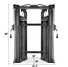 XMARK Functional Trainer With Dual 230 lb Weight Stacks — side profile