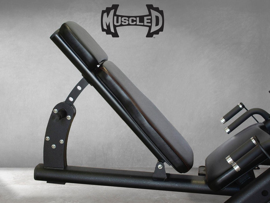 45 Degree Linear Leg Press Machine - Muscle D Fitness - Adjustable Angle Back Pad