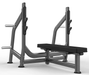 Muscle D Fitness Flat Bench - Olympic - Muscle D Fitness - 11 Gauge Steel - Commercial Upholstery — front view