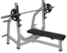 Muscle D Fitness Flat Bench - Olympic - Muscle D Fitness - 11 Gauge Steel - Commercial Upholstery — weight load capacity