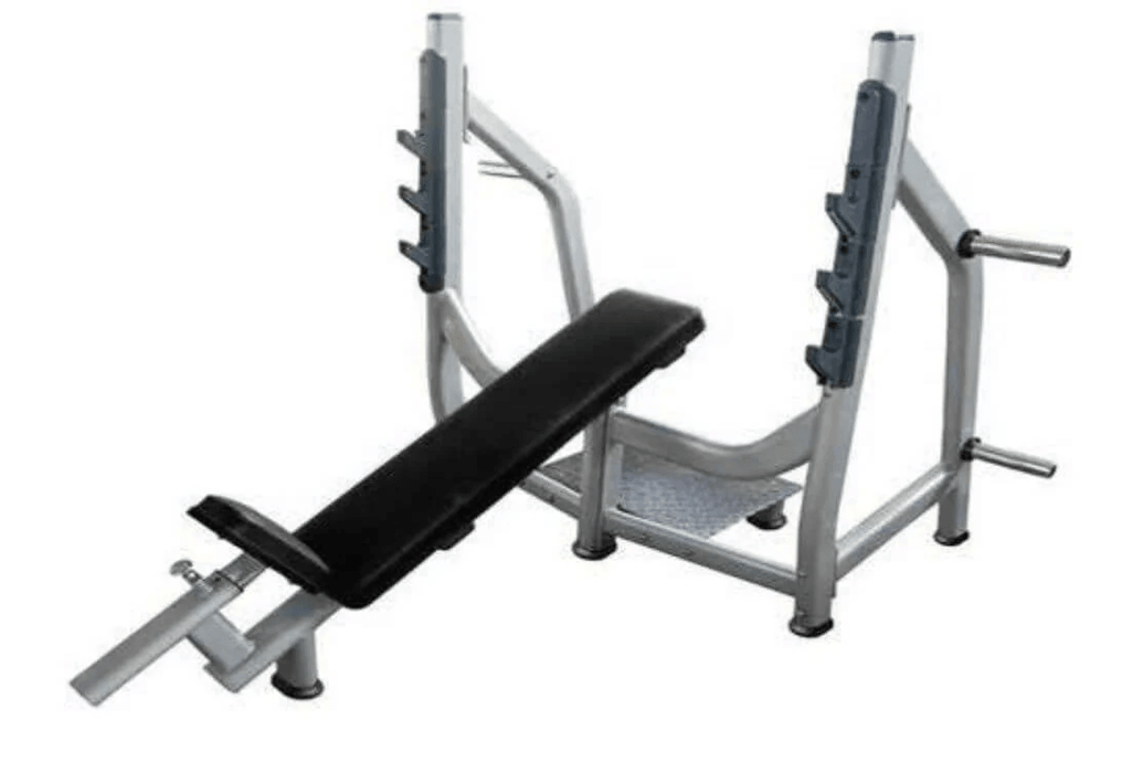 Muscle D Fitness Incline Bench - Olympic - Muscle D Fitness - 11 Gauge Steel - Commercial Upholstery — weight load capacity