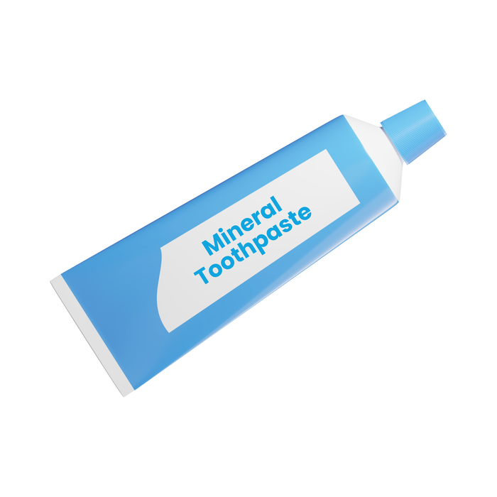 Travel size mineral toothpaste
