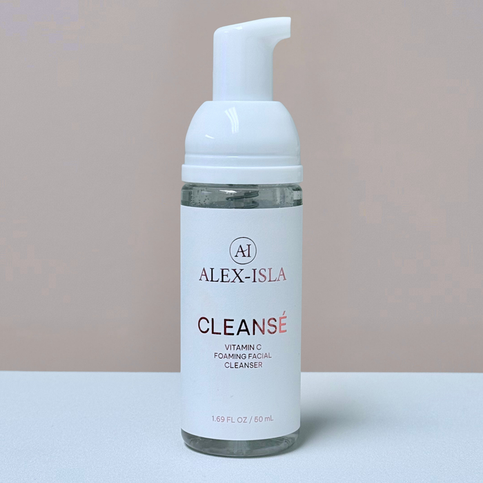 Cleansé vitamin C foaming facial cleanser pump bottle