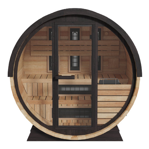 Finnmark Thermo-Aspen Combination Barrel Sauna FD-7 Infrared and