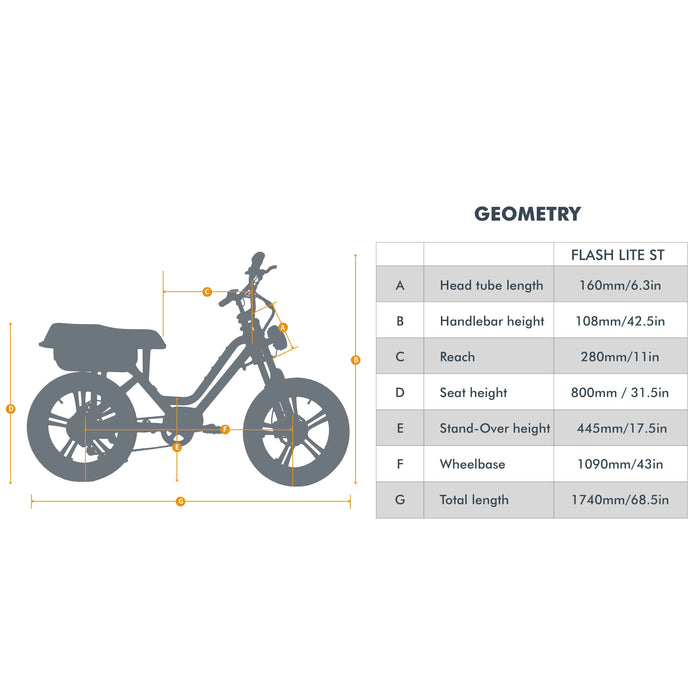 EUNORAU E-BIKE US FLASH LITE  ST 1.0 — folded position