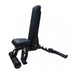 Muscle D Fitness Flat Incline Decline Bench - Muscle D Fitness - 11 Gauge Steel - Commercial Upholstery - Decl... — front view