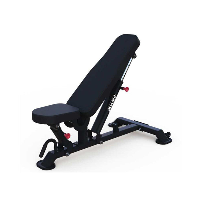 Muscle D Fitness Vertical Flat to Incline Bench - Muscle D Fitness - Sturdy Adjustable Flat to I... — grip and contact surface