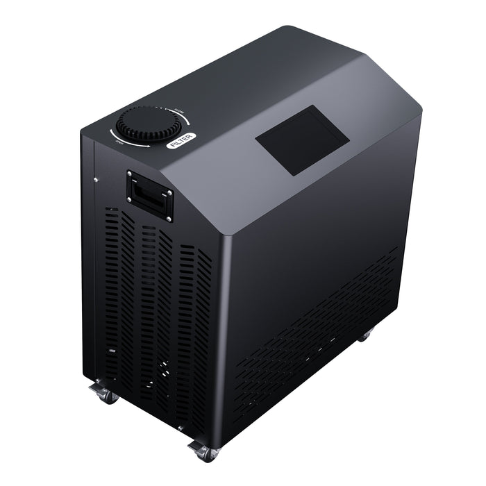 0.8 HP plunge chiller front left angle detail