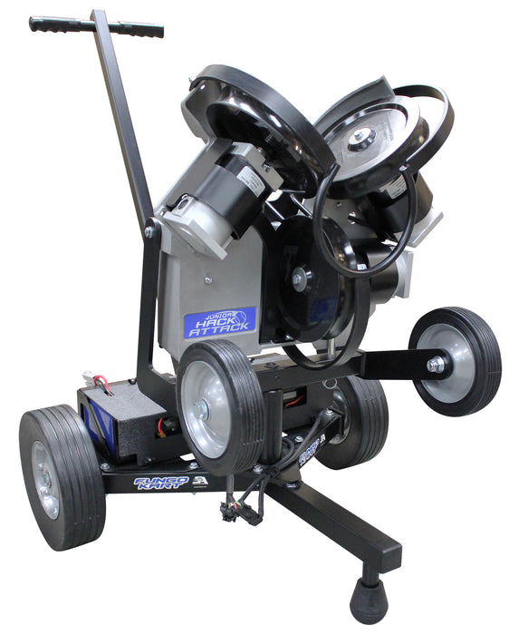 Junior Fungo Kart DC fungo machine side view