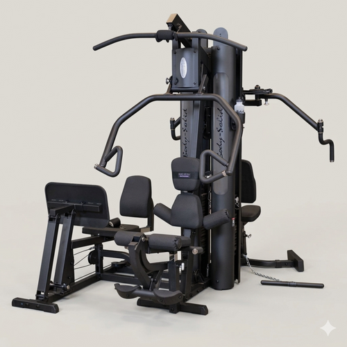 Body Solid Dual Stack Gym with Leg Press - G9B — front view