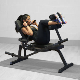 Body Solid Horizontal Ab Crunch Machine : GAB100B — grip and contact surface