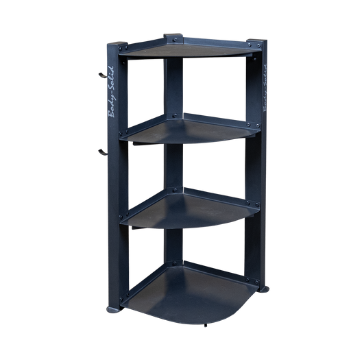 Body Solid Corner Storage Rack GAR75 front view