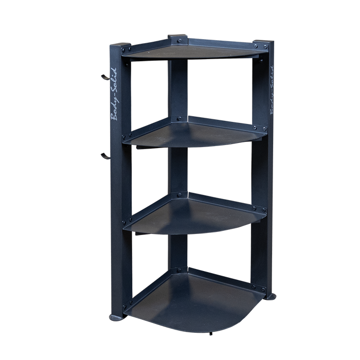 Body Solid Corner Storage Rack GAR75 front view
