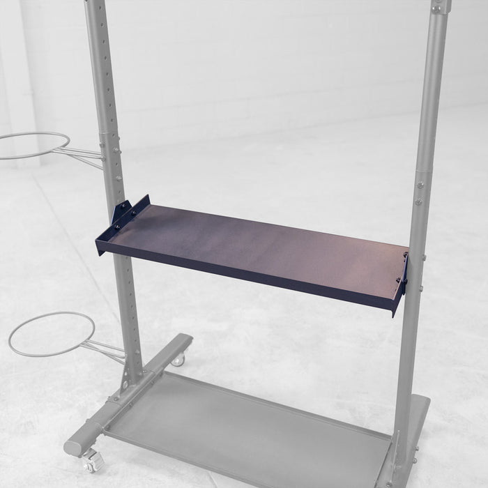 Body Solid Dumbbell Tray for GAR250 GARDB in use