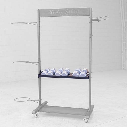 Body Solid Dumbbell Tray for GAR250 GARDB angle view