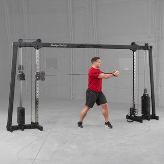 Body Solid Deluxe Cable Crossover - GDCC250B — front view