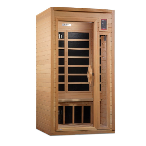 Golden Designs Barcelona Select 1-2 Person Low Emf Far Infrared Sauna Canadian Hemlock - Gdi-6106-01