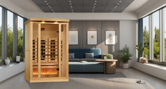 Golden Designs “Reserve Edition” GDI-8020-03 Full Spectrum Sauna with Himalayan Salt Bar